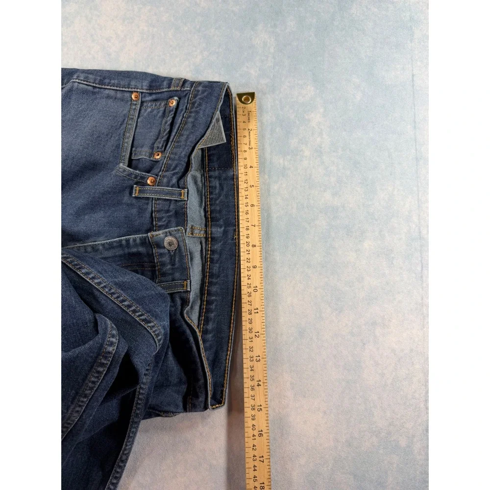 Levis 505 Regular Fit Jeans Mens 32x32 Blue Good Straight Leg Denim